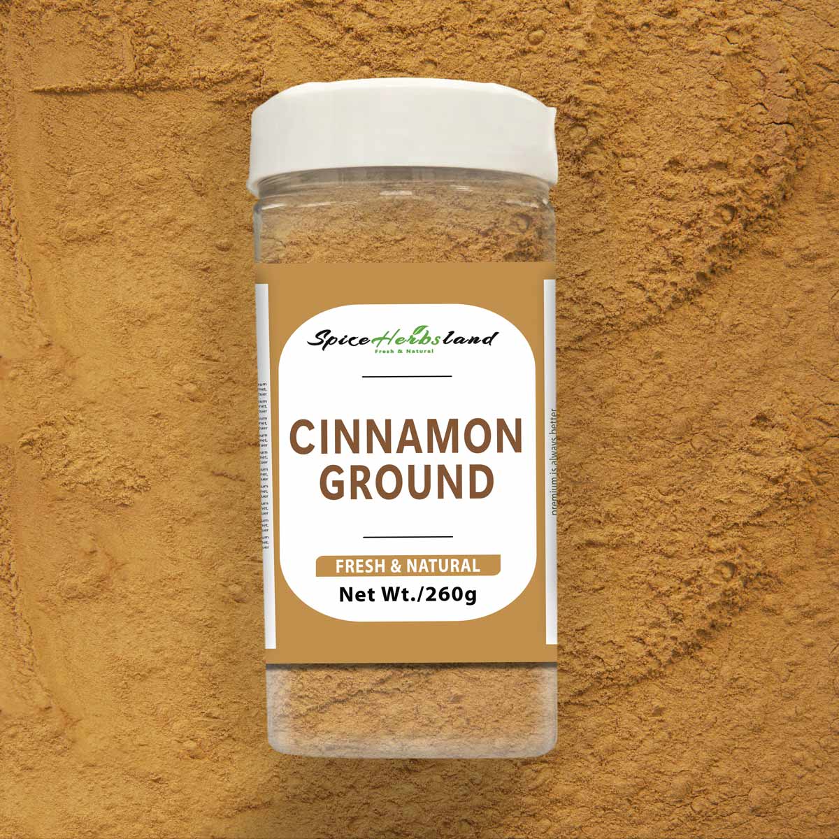 Cinnamon ground