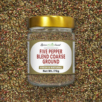 Five pepper blend coarse ground