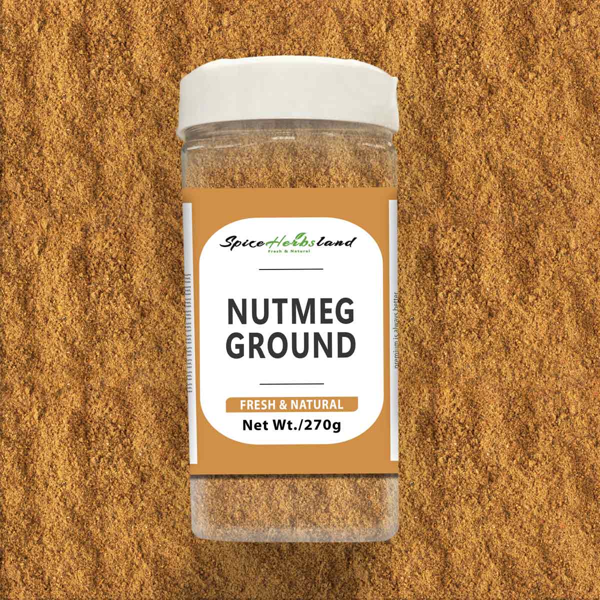 Nutmeg ground