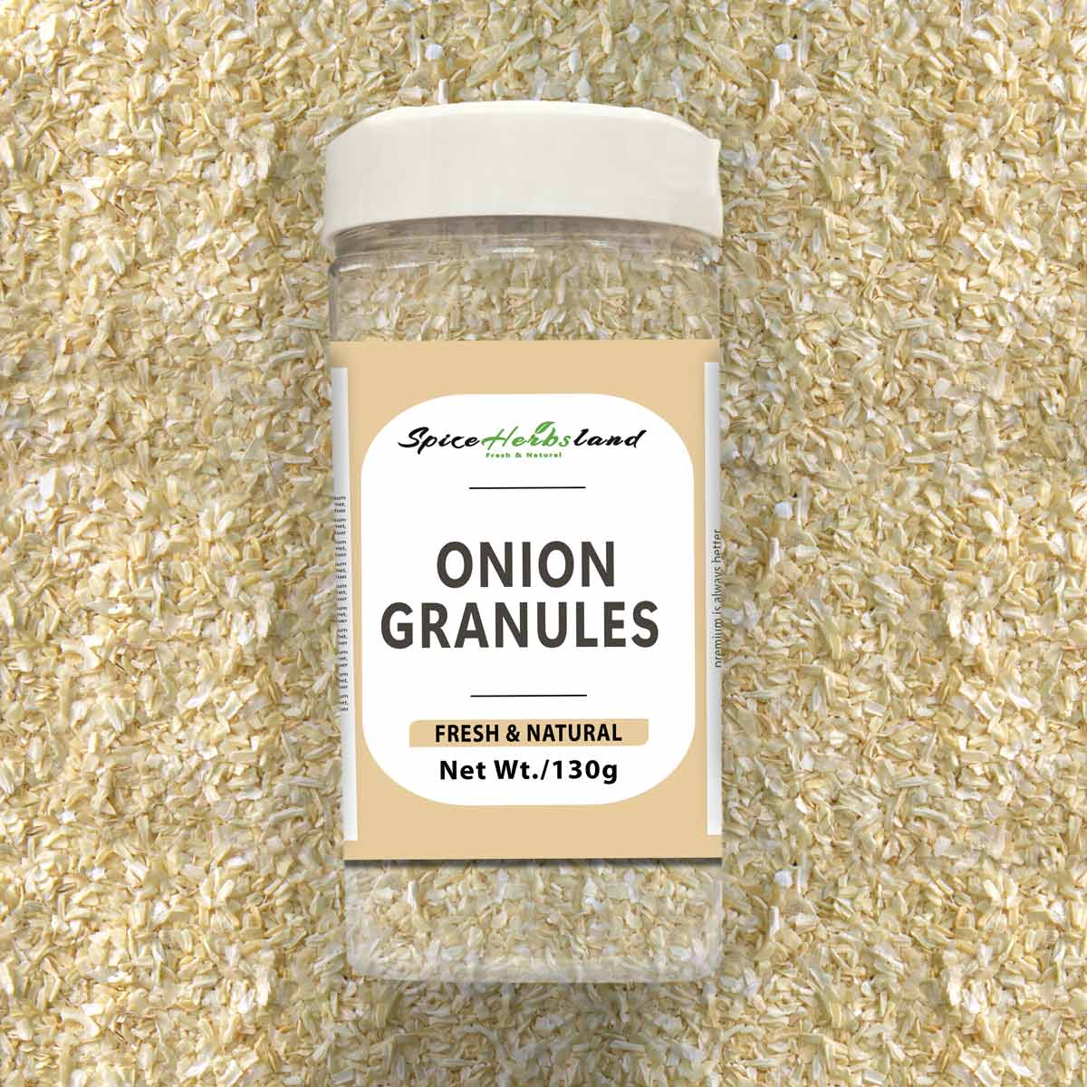 Onion granules (1-3 mm)